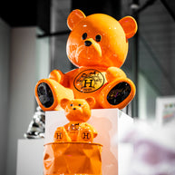NAOR - 35cm Orange H Tribute Teddy