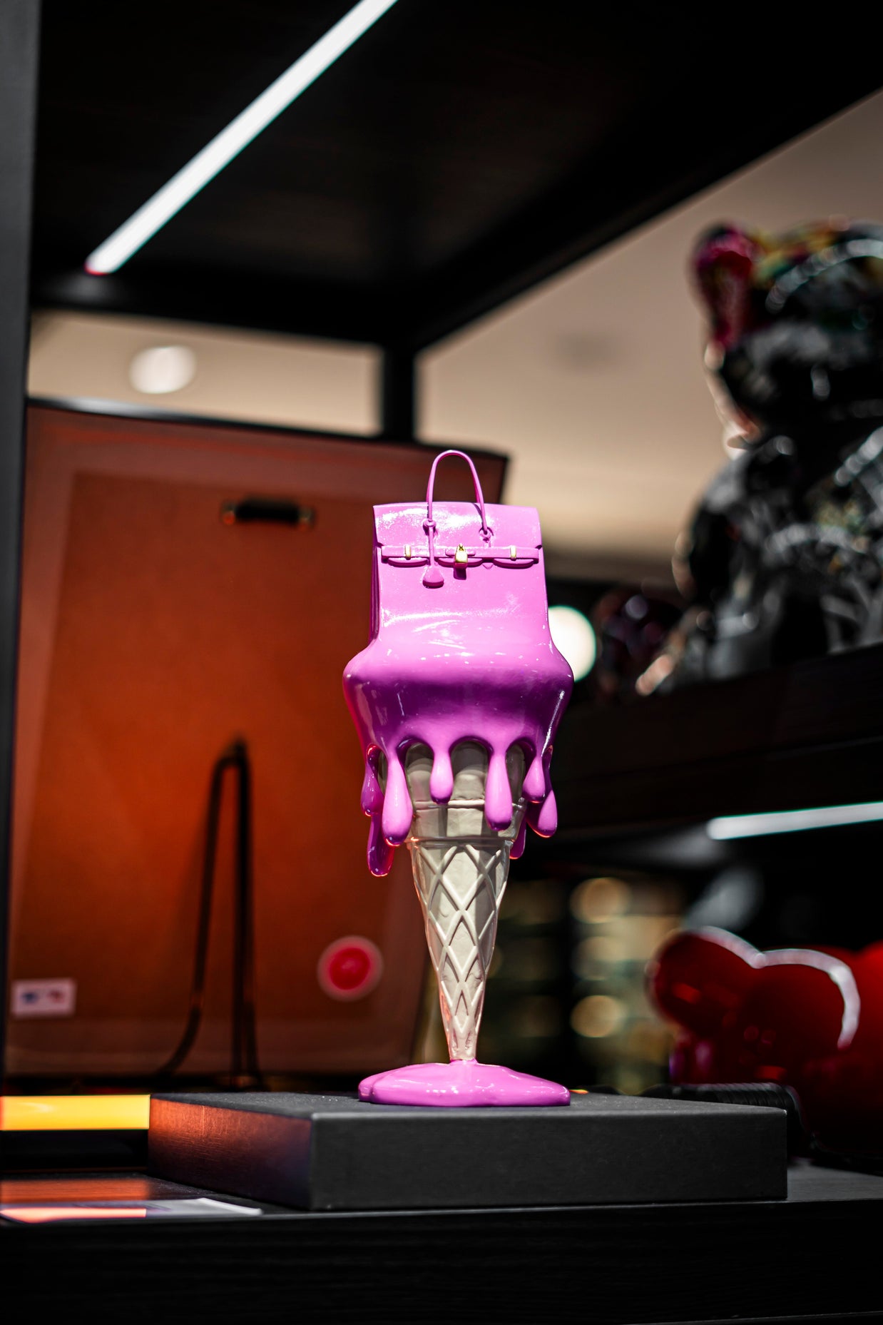 JULIE JALER - Melted Bag on Ice Cream, Pink