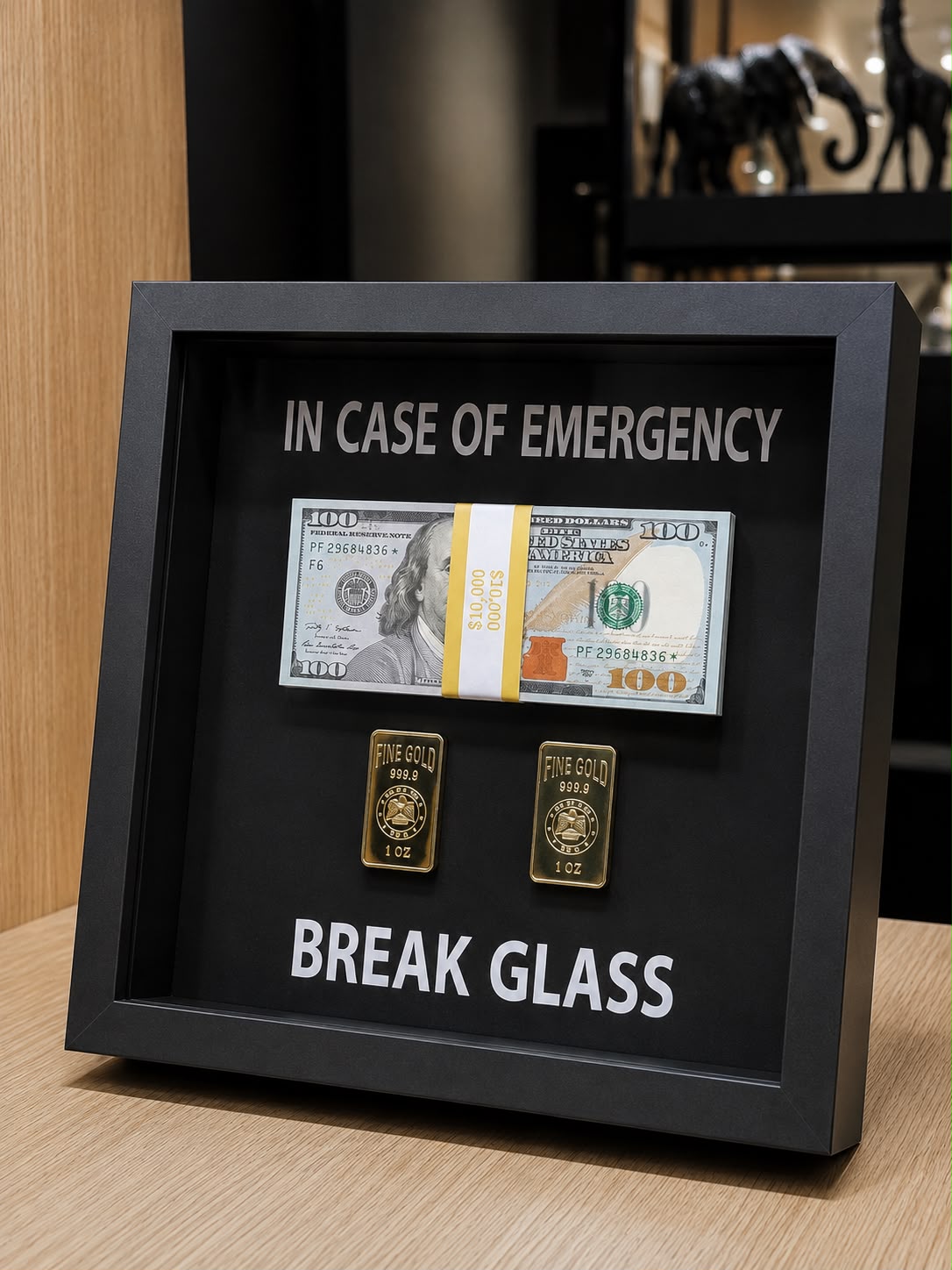 TINA S - In case of emergency, Dollars & Gold