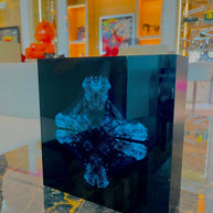 WINNIE DENKER - Diamond Eiffel Tower, Blue2 Light Box