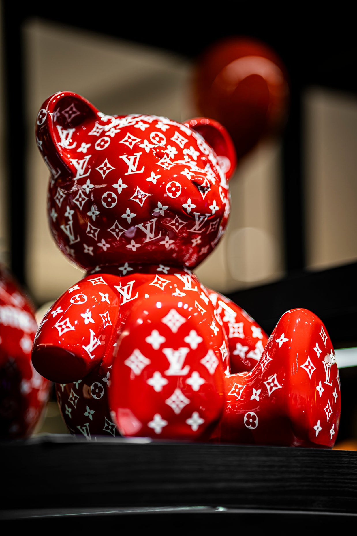 NAOR - 35 cm Sup & LV Tribute, Red Teddy