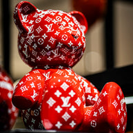 NAOR - 35 cm Sup & LV Tribute, Red Teddy