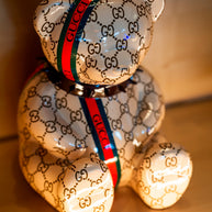 NAOR - 40cm Guc Tribute, Brown Collar Bear