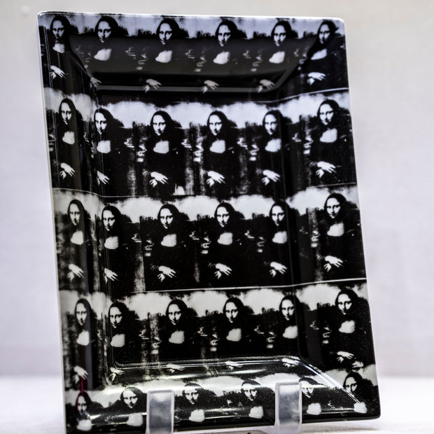 LIGNE BLANCHE - Mona Lisa Porcelain Tray by Andy Warhol