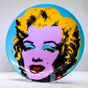 LIGNE BLANCHE - Marilyn Blue Plate by Andy Warhol