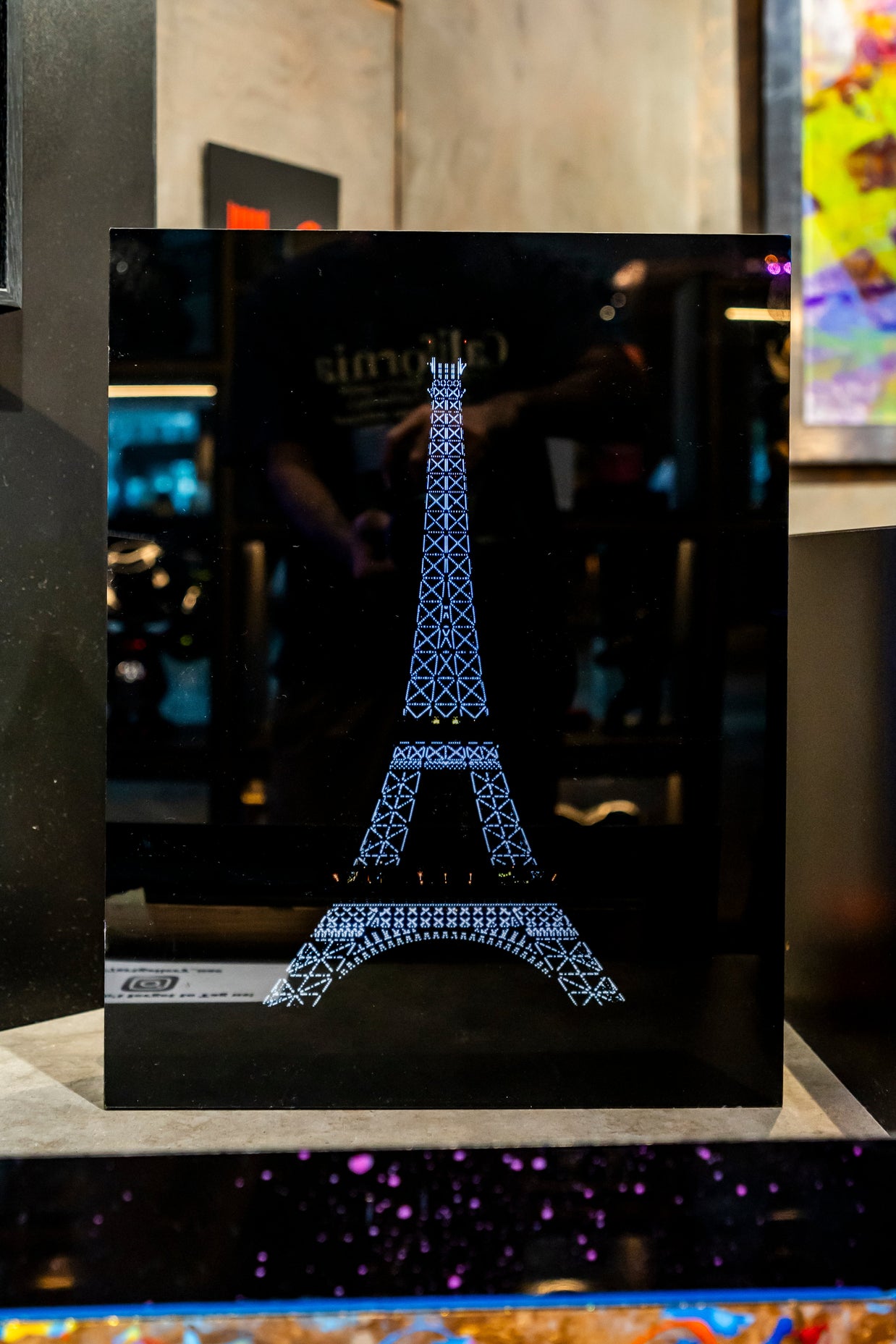 WINNIE DENKER - Blue Eiffel Tower Paris