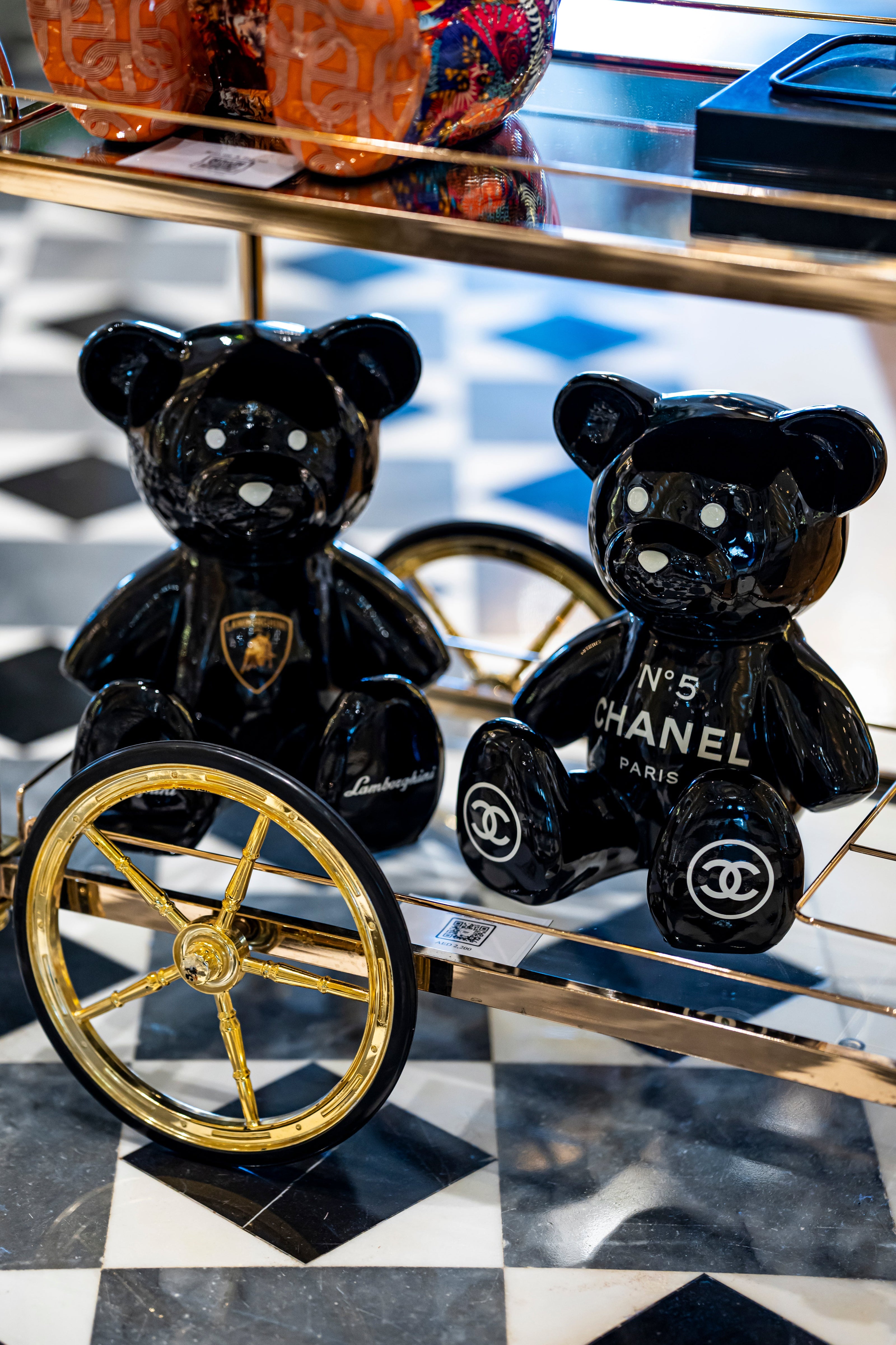 NAOR - 35cm CH Tribute, Full Black Teddy
