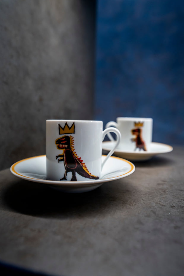 LIGNE BLANCHE - JM Basquiat Dragon Expresso Set