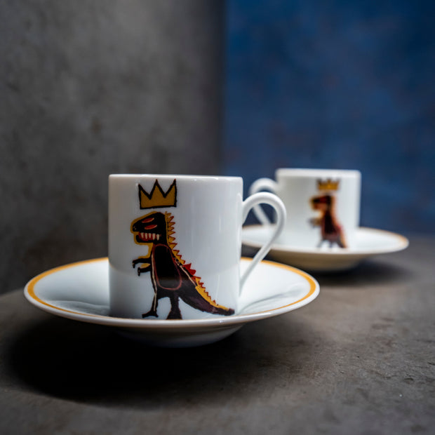 LIGNE BLANCHE - JM Basquiat Dragon Expresso Set