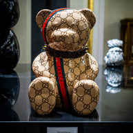NAOR - 40cm Guc Tribute, Brown Collar Bear