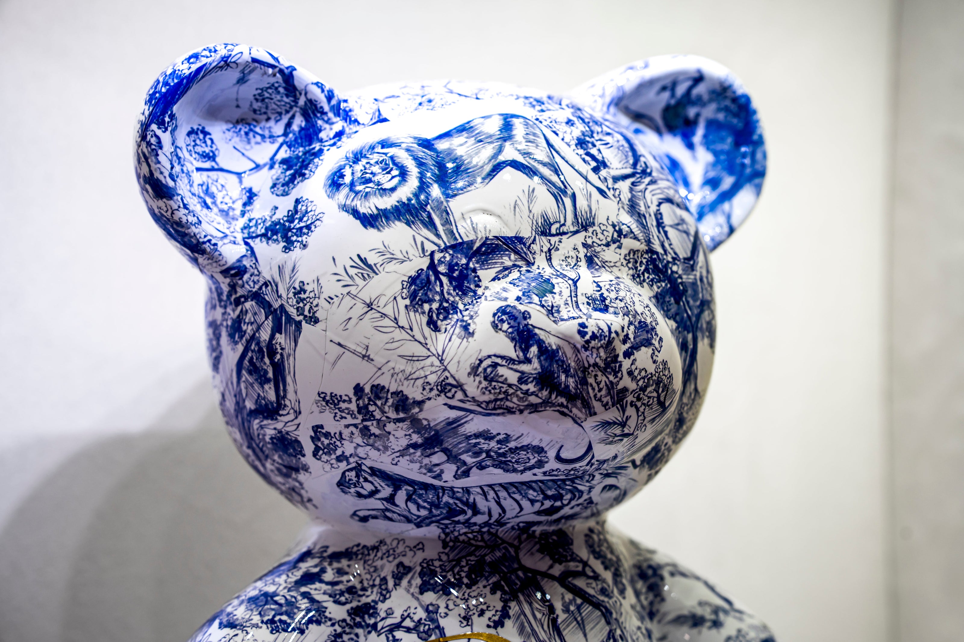 NAOR - 35cm CD Collage Tribute, No Collar Teddy