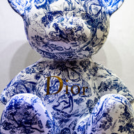 NAOR - 35cm CD Collage Tribute, No Collar Teddy
