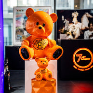 NAOR - 35cm Orange H Tribute Teddy