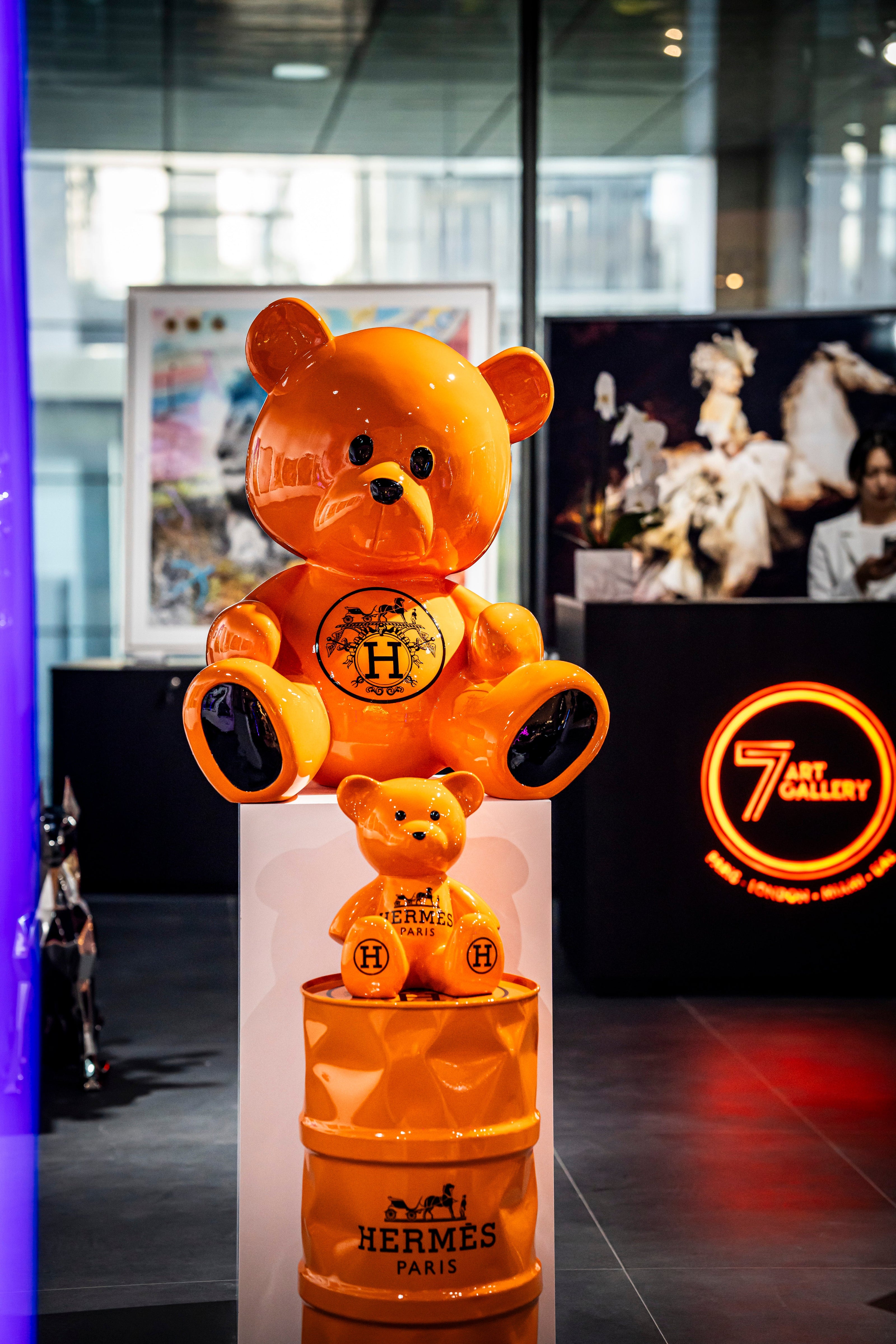 NAOR - 35cm Orange H Tribute Teddy