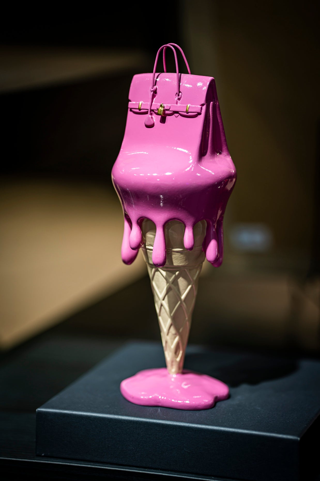 JULIE JALER - Melted Bag on Ice Cream, Pink