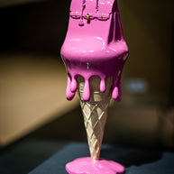 JULIE JALER - Melted Bag on Ice Cream, Pink