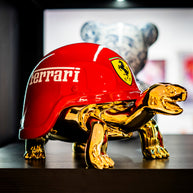 NAOR - 40cm Ferrari Tribute, Chromed Turtle
