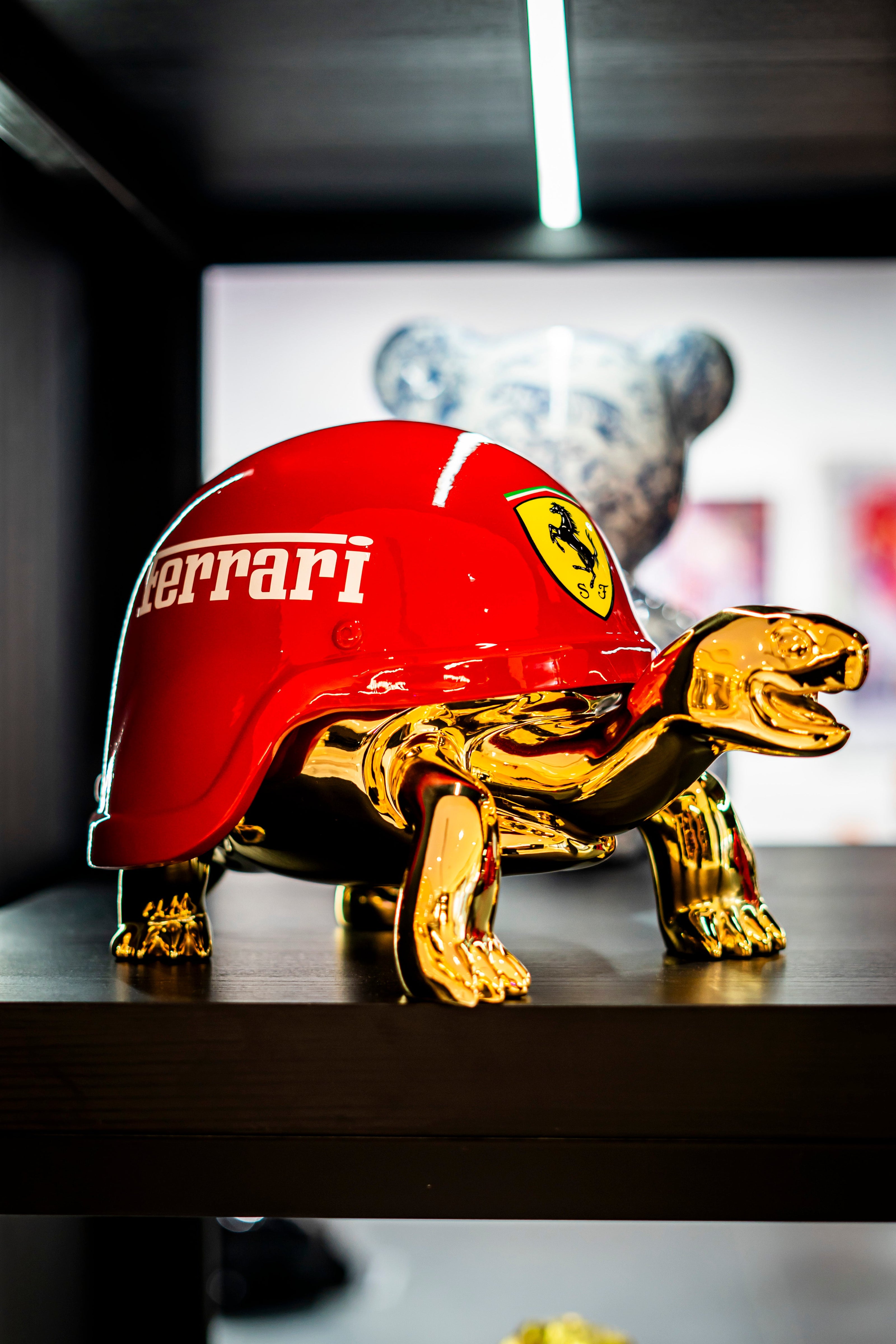 NAOR - 40cm Ferrari Tribute, Chromed Turtle