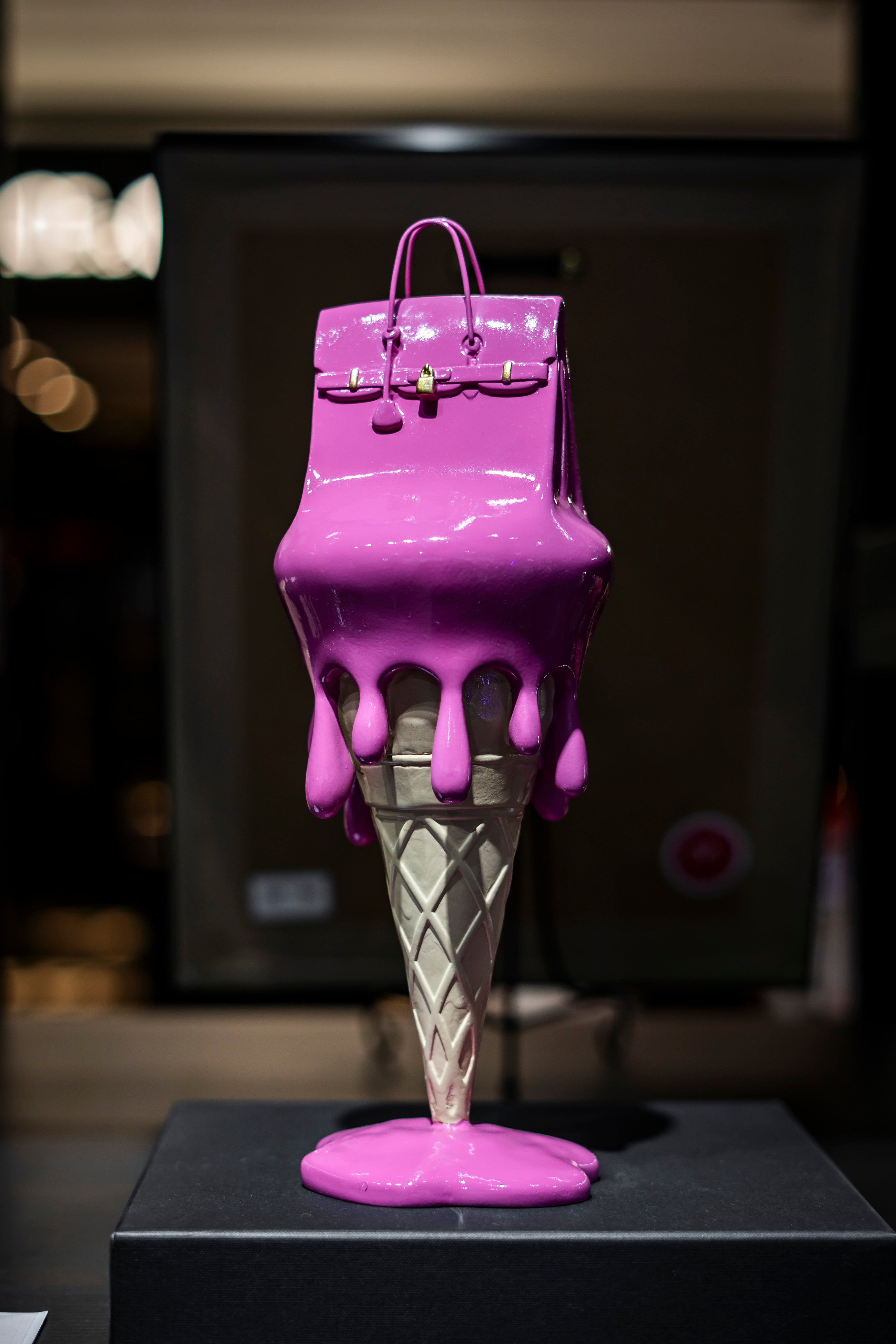 JULIE JALER - Melted Bag on Ice Cream, Pink