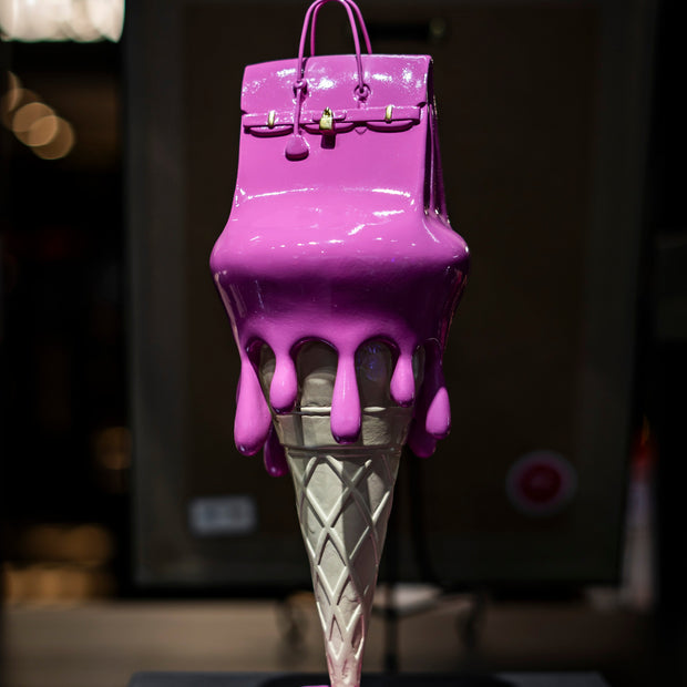 JULIE JALER - Melted Bag on Ice Cream, Pink