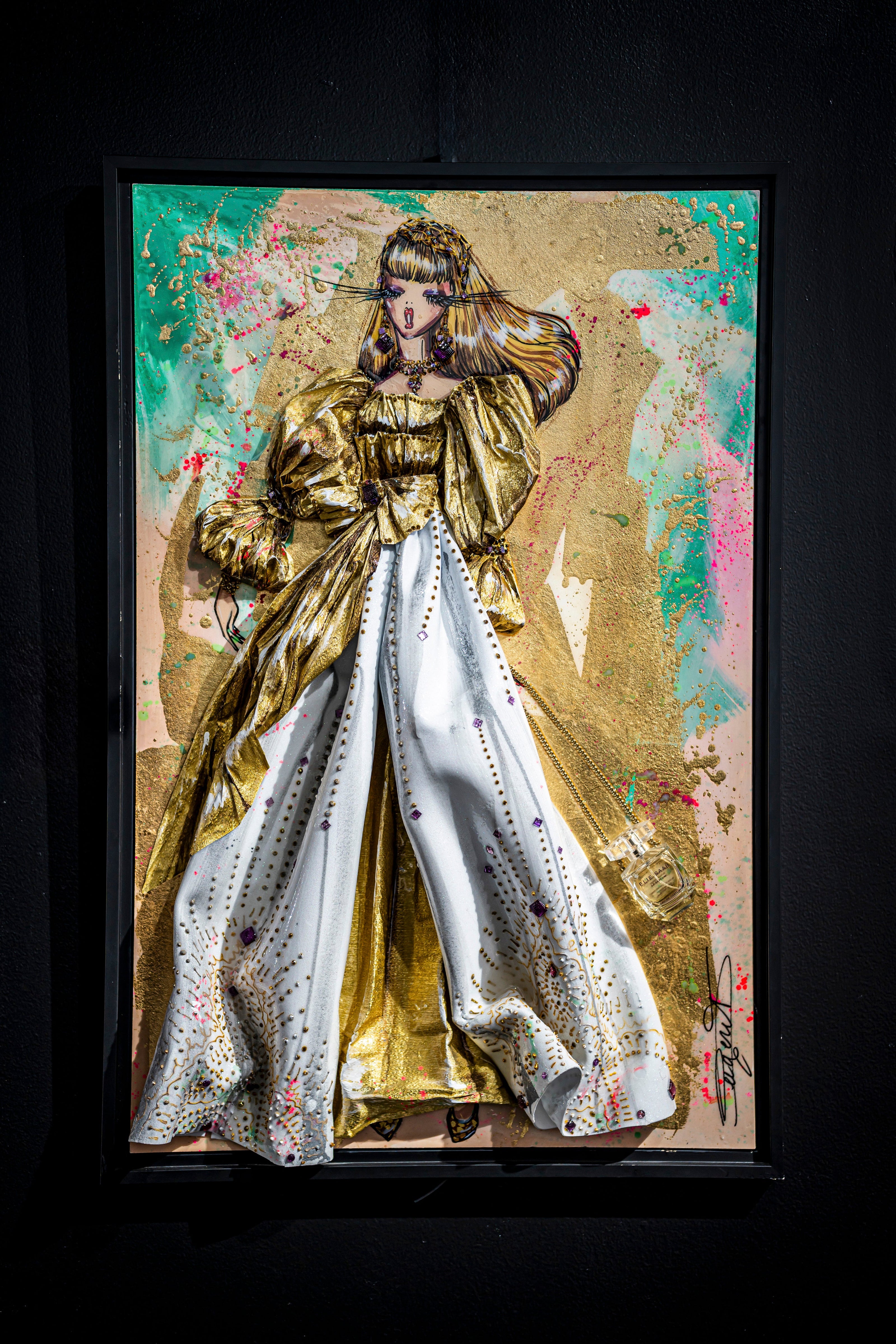 RACHEL BERGERET- Medium Doll, Elie Saab Tribute 2022 - Elegance