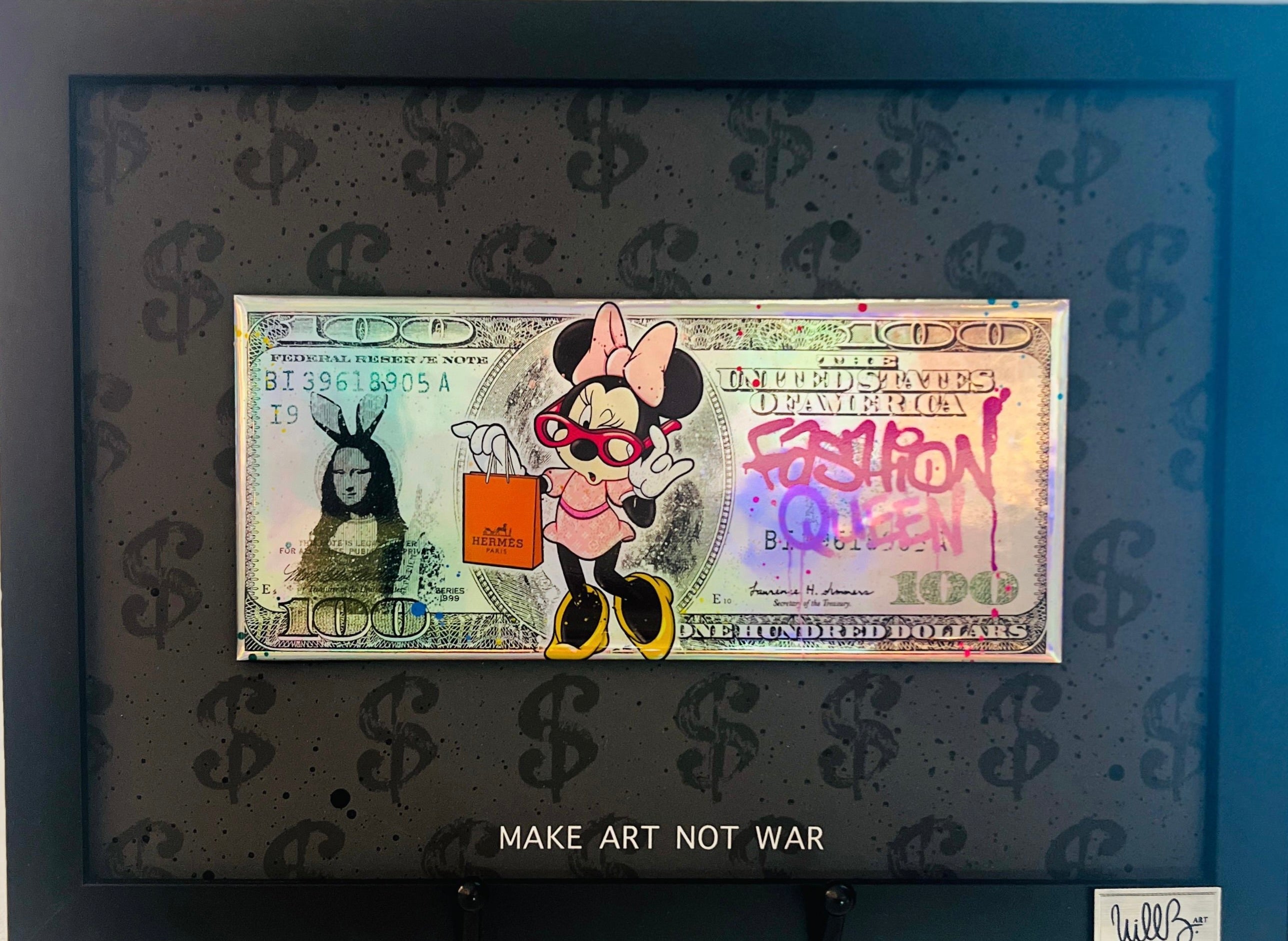 WILL B - Make Art Not War, Minnie Tribute