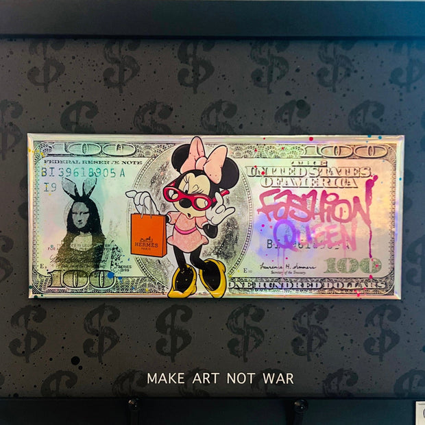 WILL B - Make Art Not War, Minnie Tribute