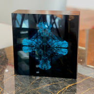 WINNIE DENKER - Diamond Eiffel Tower, Blue2 Light Box
