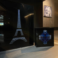 WINNIE DENKER - Blue Eiffel Tower Paris