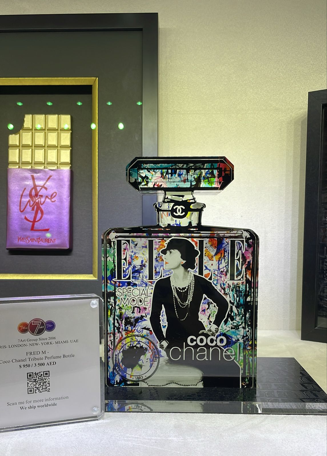 FRED MEURICE- Coco Chanel Tribute Perfume Bottle