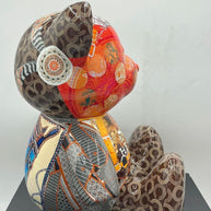 NAOR - 35cm Collage, H Tribute Teddy, No collar3