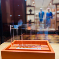 HECTOR SAXE Connect Four - ORANGE Buffalo Leather