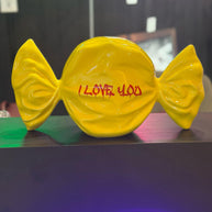 JULIE JALER - I Love You Candy Yellow