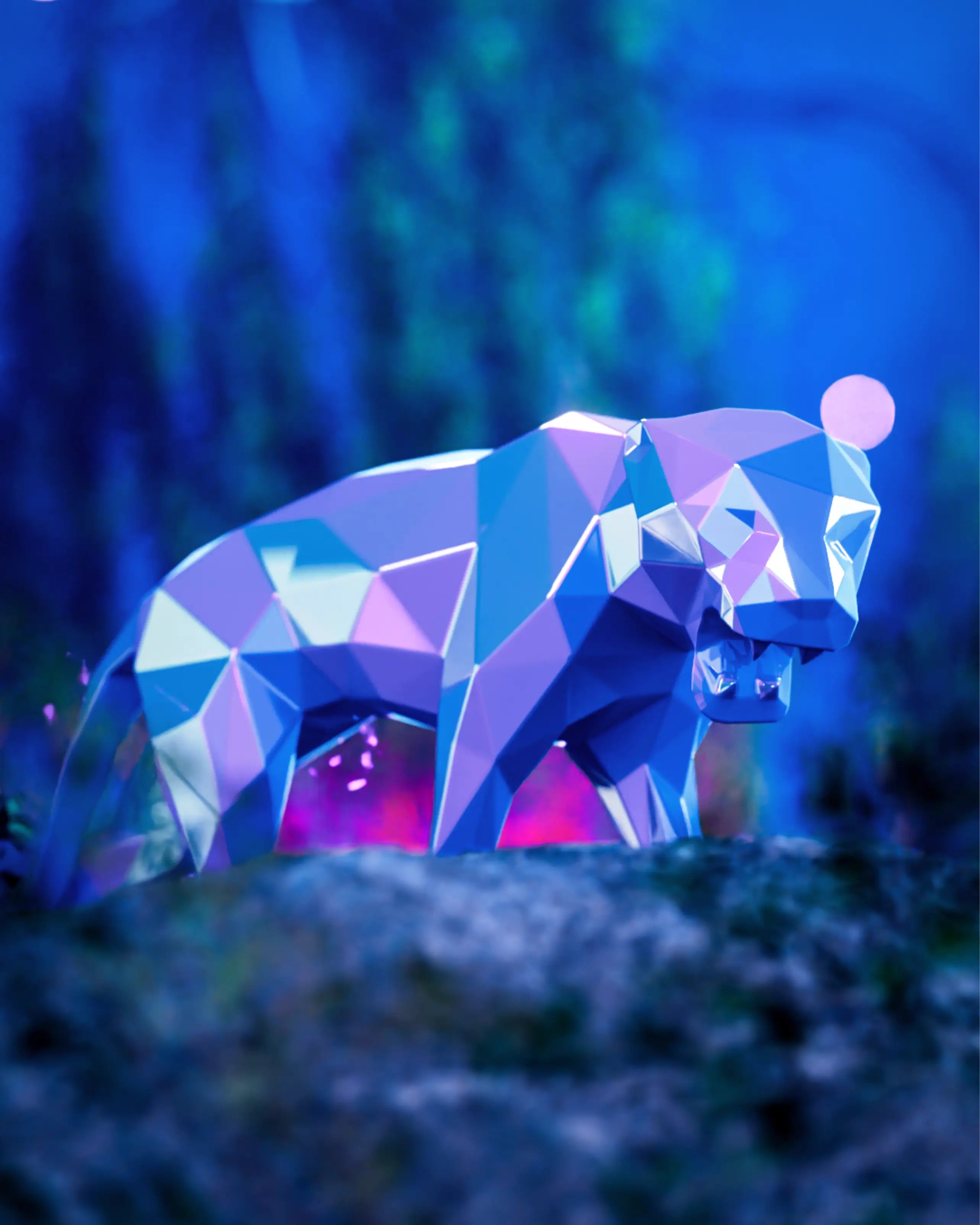 RICHARD ORLINSKI - Panther, Blue Pearl