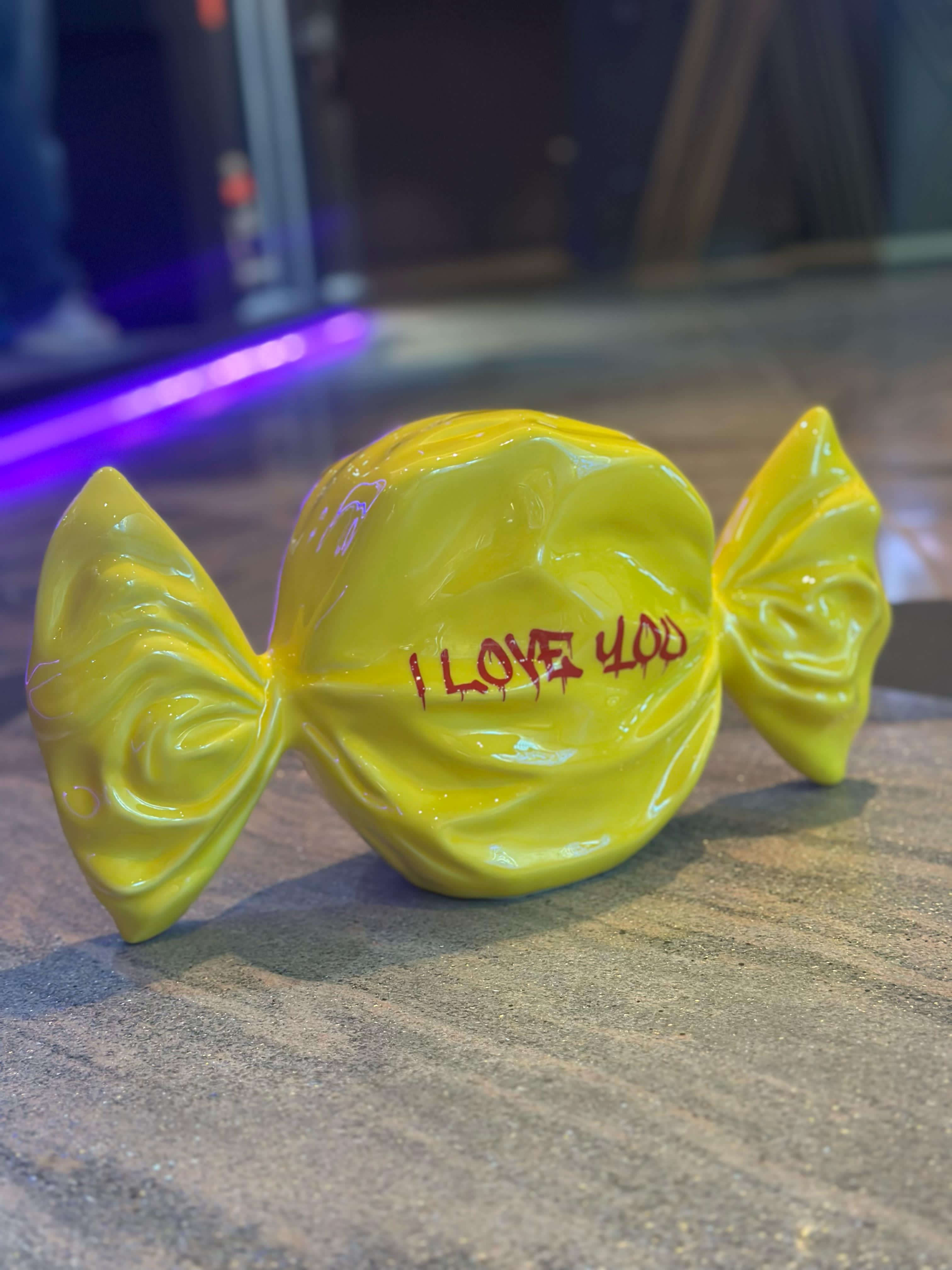 JULIE JALER - I Love You Candy Yellow