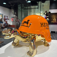 NAOR - 65cm H Tribute, Chromed Turtle
