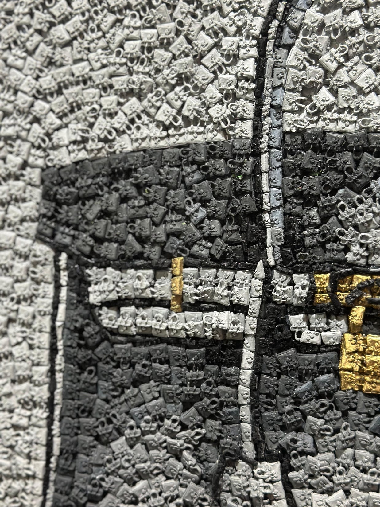 KEVIN CHAMPENY - Birkin Tribute Mosaic, Grey