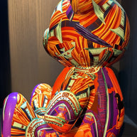 ARTNAOR - 35cm H Scarf Collage Teddy
