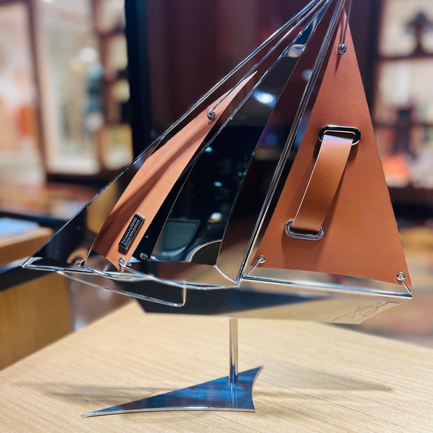 ARCANIS - 40cm Orange Sailing Boat