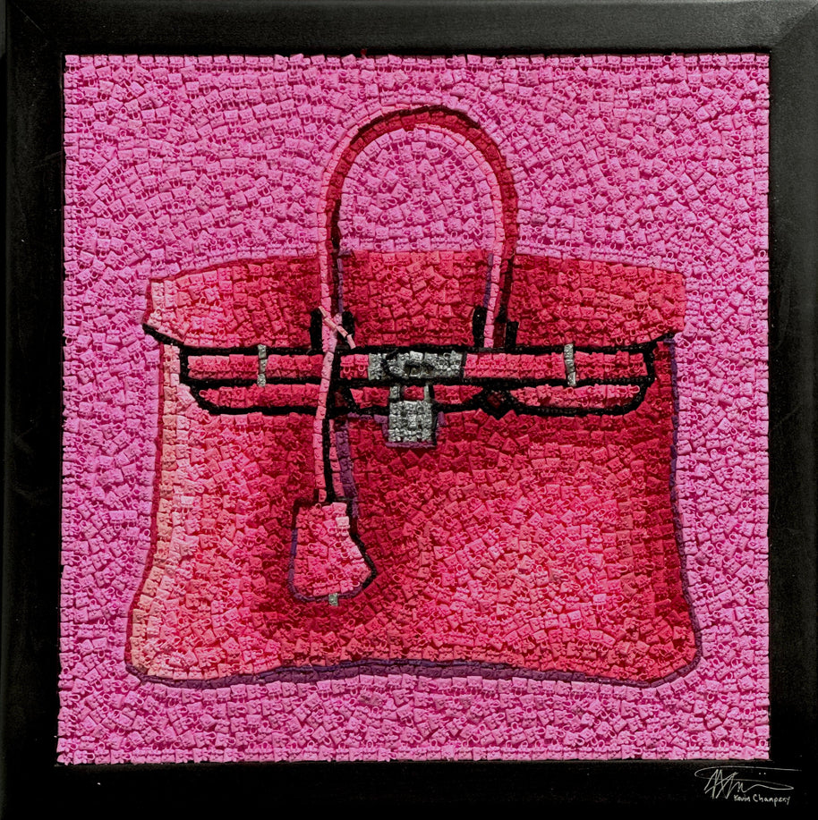 KEVIN CHAMPENY - H Tribute Mosaic, Pink