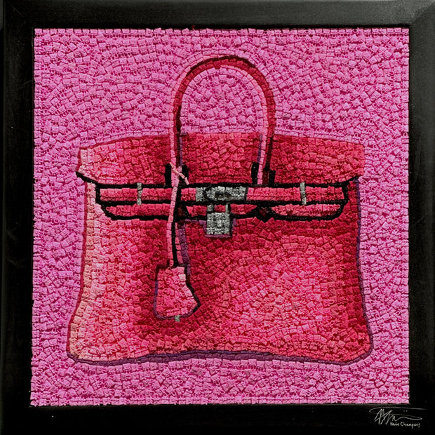 KEVIN CHAMPENY - H Tribute Mosaic, Pink