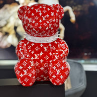 ARTNAOR - 30cm SUP & LV Tribute, Red with collar Teddy