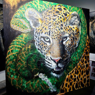 YUAN HENRY - Leopard with Snake