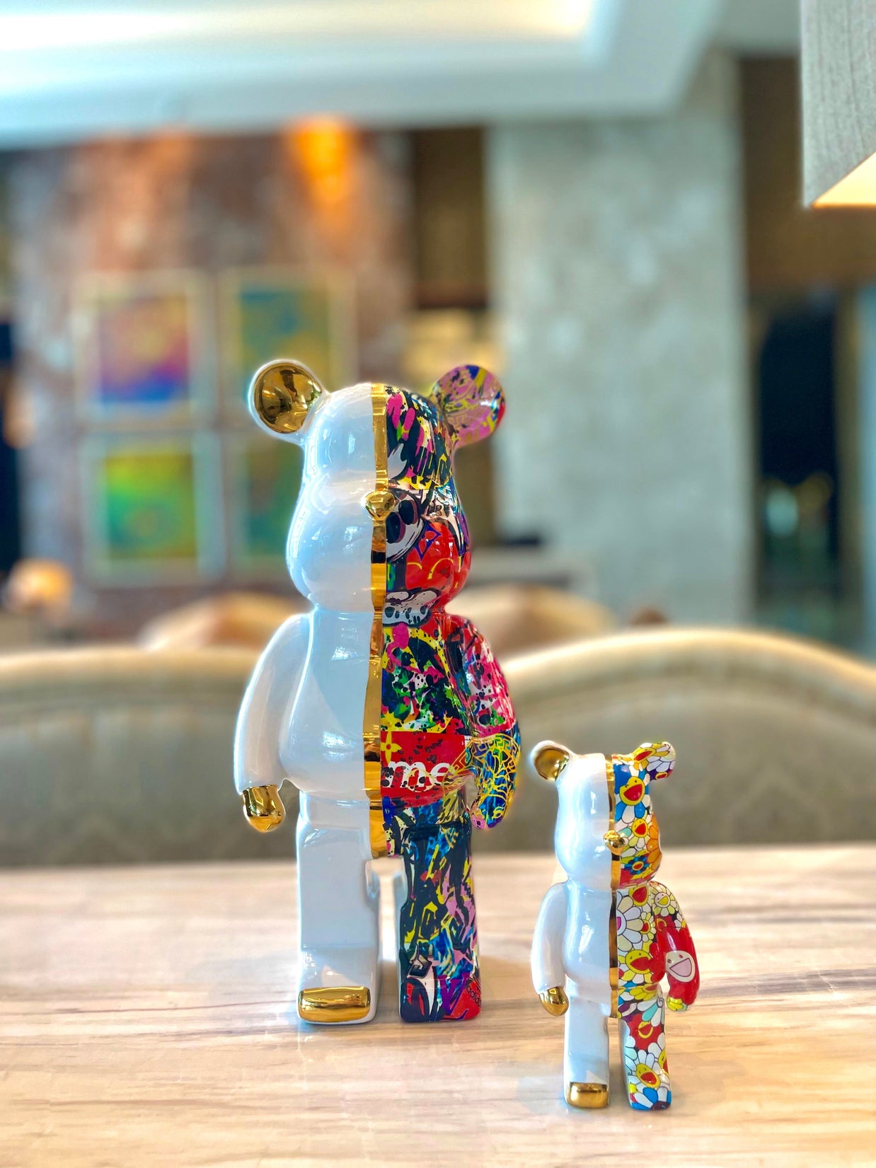 ARDOR - Small Bear Brick, Murakami Tribute Design
