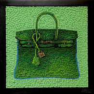 KEVIN CHAMPENY - Birkin Tribute Mosaic, Green