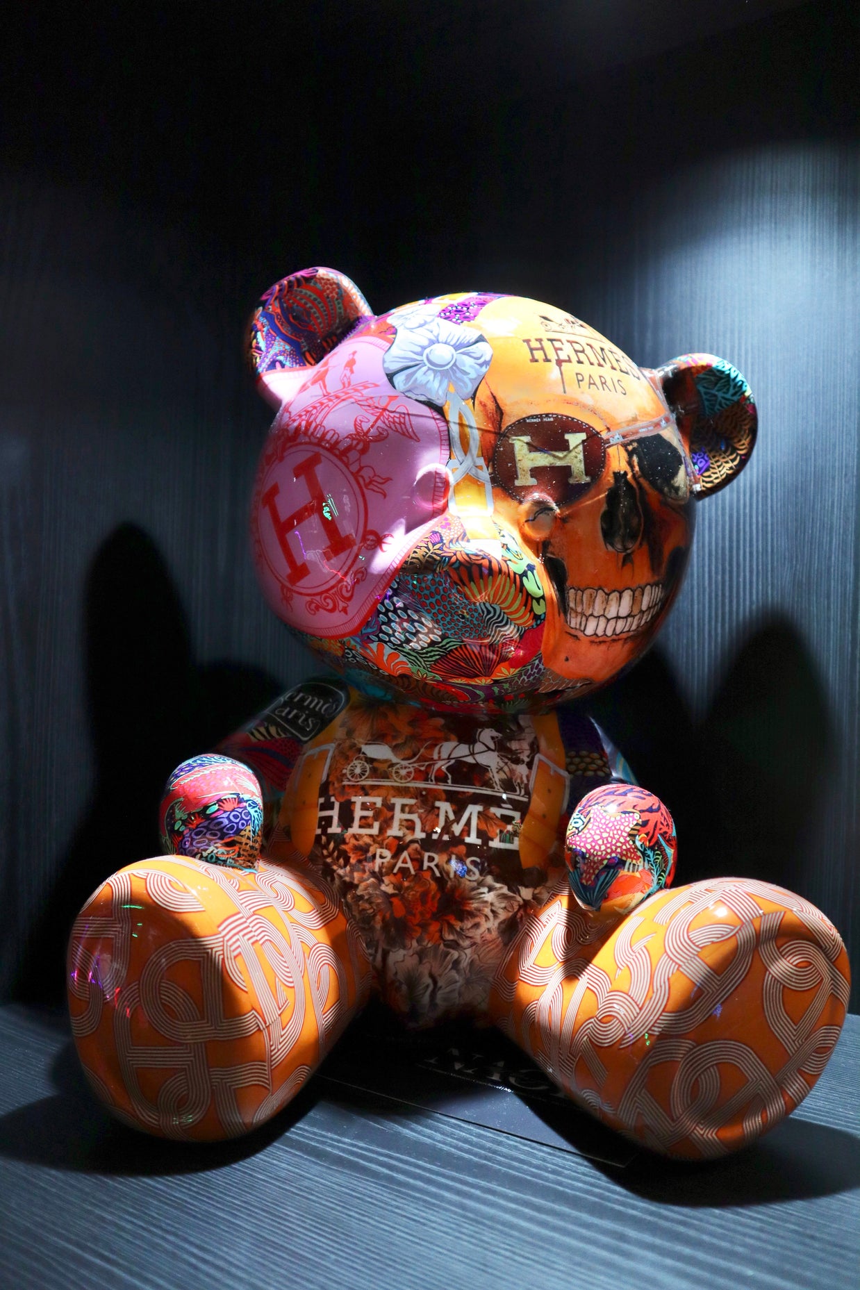 ARTNAOR - 40cm H Collage Tribute, Teddy Bear