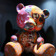 NAOR - 40cm H Collage Tribute, Teddy Bear