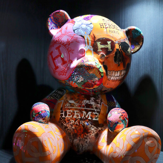 ARTNAOR - 40cm H Collage Tribute, Teddy Bear