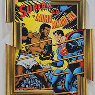 UNICORN INTERNATIONAL -Ali VS. Superman Painting
