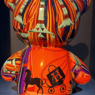 ARTNAOR - 35cm H Scarf Collage Teddy
